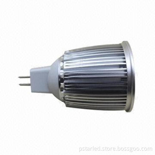 5W LED spotlight with GU10, MR16, GU5.3 and E27 base